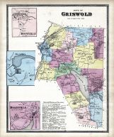 Griswold Town, Hopeville, Glasko, Doaneville, New London County 1868